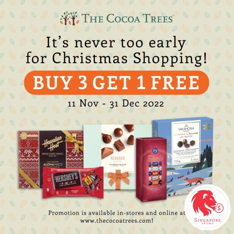 The Cocoa Trees - BUY 1 GET 1 FREE Chocolate