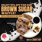 The Whale Tea - 10% OFF Brown Sugar Waffle