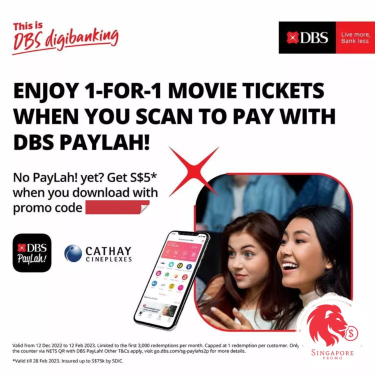 Cathay Cineplexes - 1-FOR-1 Tickets