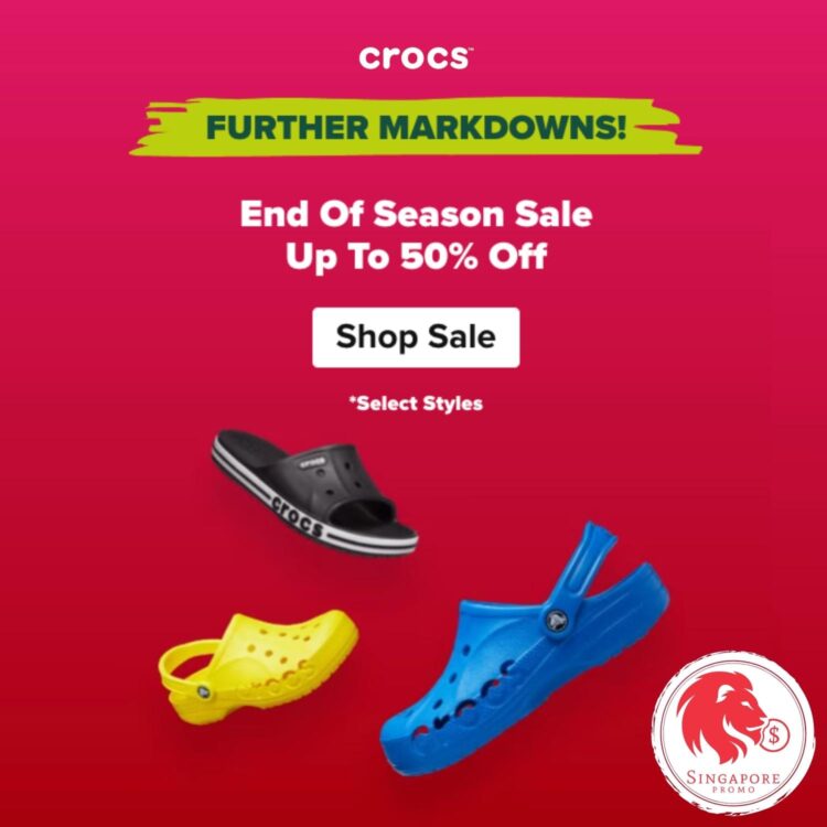 Crocs - UP TO 50% OFF Footwear & Jibbitz Charms