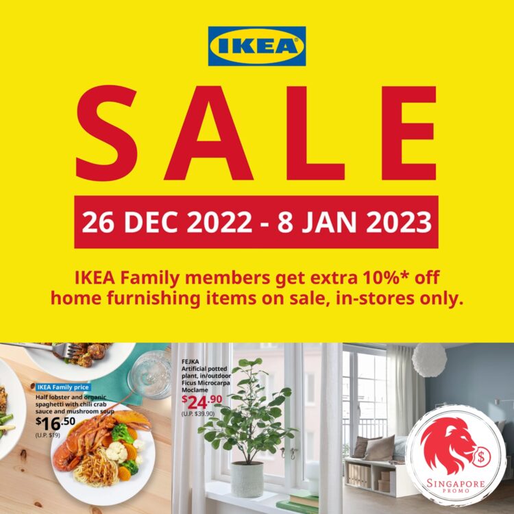 IKEA - UP TO 50% OFF Home Furnishing Items