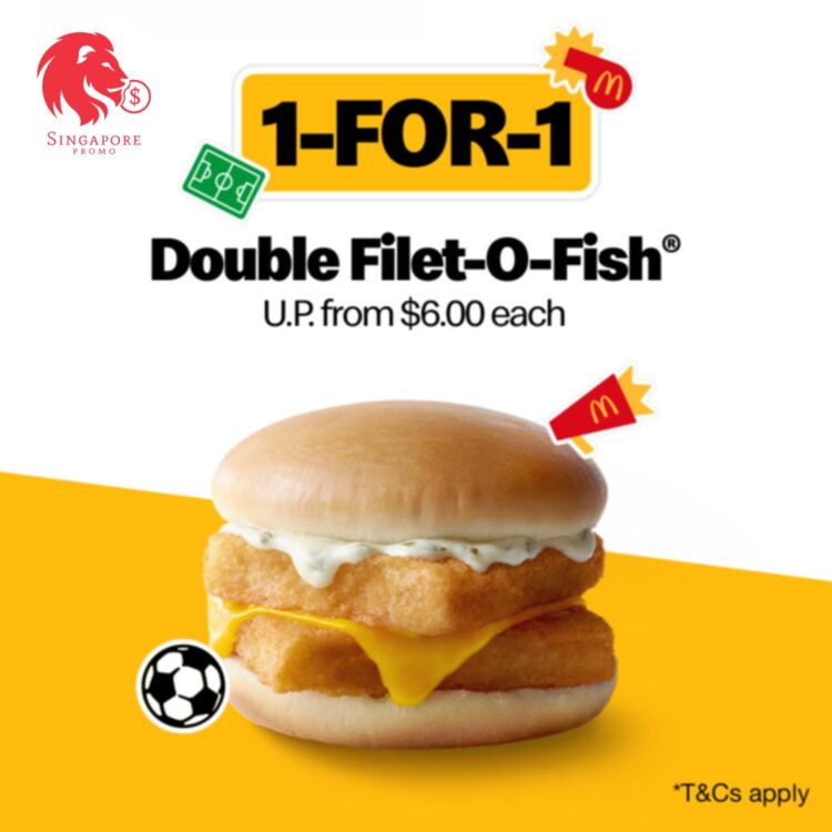 McDonald's - 1-FOR-1 Double Filet-O-Fish