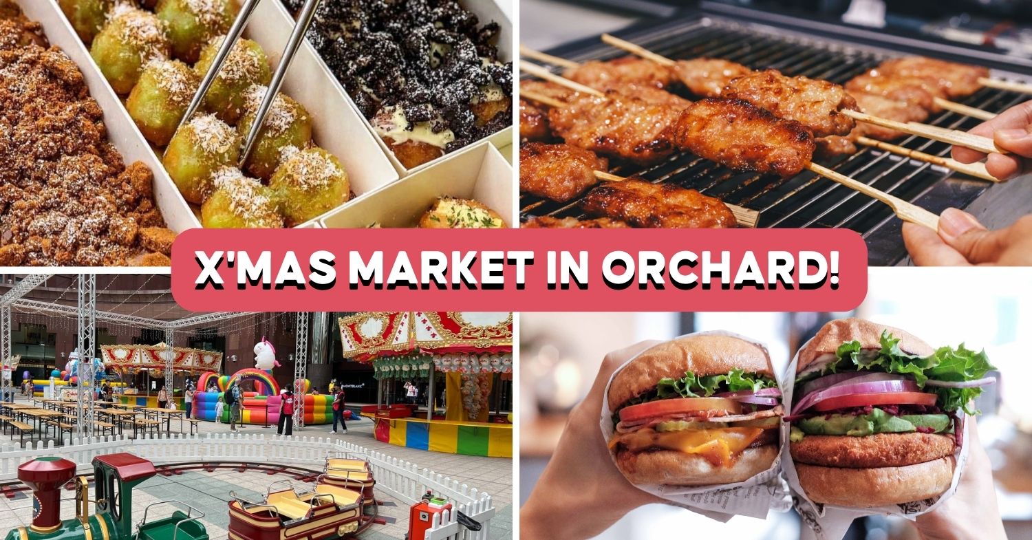 Ngee Ann City Has An Outdoor Christmas Market With Food Stalls—Get