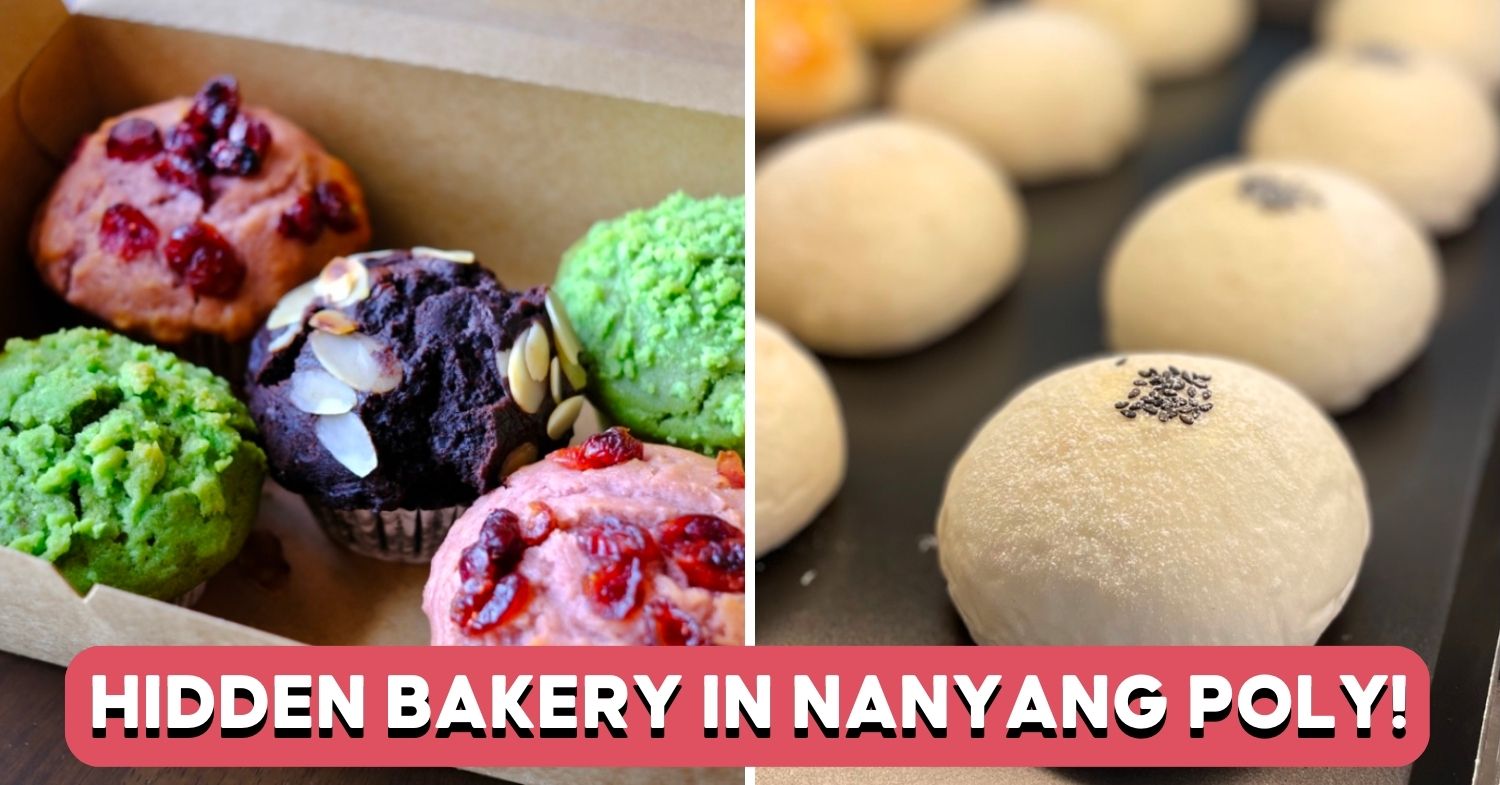 This Nanyang Poly Bakery Has Black Sesame Mochi Buns, Muffins And More