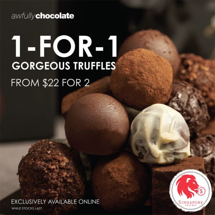 Awfully Chocolate - 1-for-1 Gorgeous Truffles