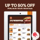 Burger King - UP TO 50% OFF Burger King