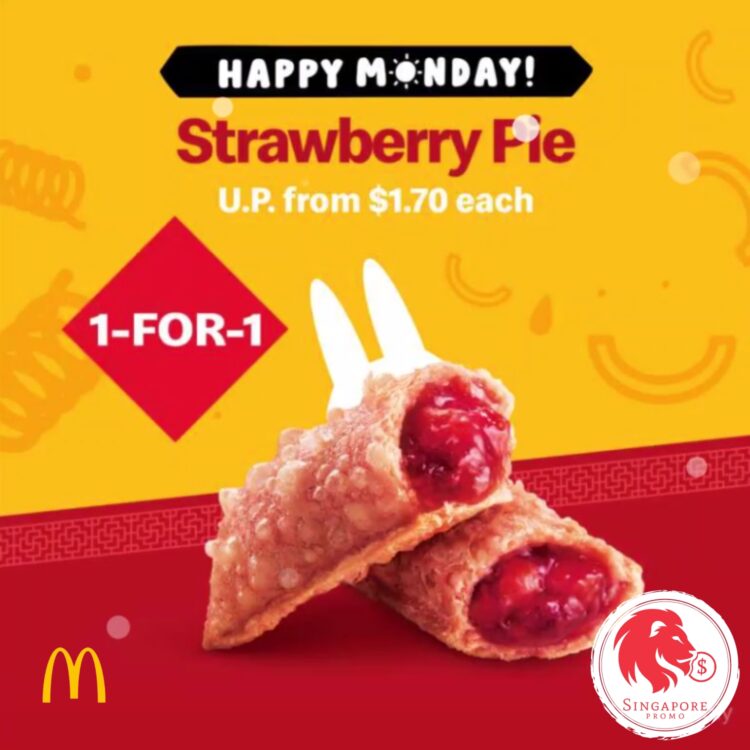 McDonald's - 1-FOR-1 Strawberry Pie