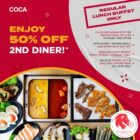 COCA - 50% OFF 2nd Diner