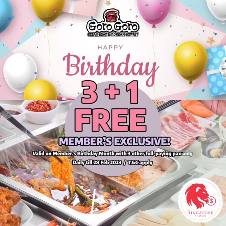 GoroGoro - 3 + 1 FREE Member's Exclusive