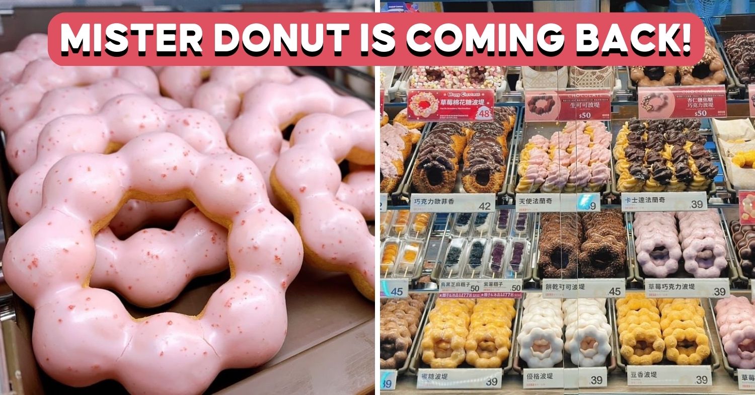 Mister Donut To Open At Bishan Junction 8 In May 2023 Singapore Promo