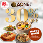 A-One - 30% OFF Dishes - SIngapore Promo