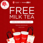 CHAGEE - FREE Milk Tea - Singapore Promo