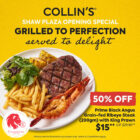COLLIN’S - 50% OFF Prime Black Angus Ribeye Steak w_ King Prawn - Singapore Promo