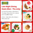IKEA - UP TO 40% OFF Late Night Dining