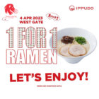 IPPUDO - 1-For-1 Ramen - SIngapore Promo