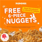 Popeyes - FREE 6-piece Nuggets-2 - sgPromo