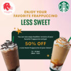 Starbucks - 50% OFF Less Sweet Frappuccino - SIngapore Promo