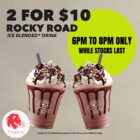 The Coffee Bean & Tea Leaf - 2 for $10 Rocky Road Ice Blended - Singapore Promo