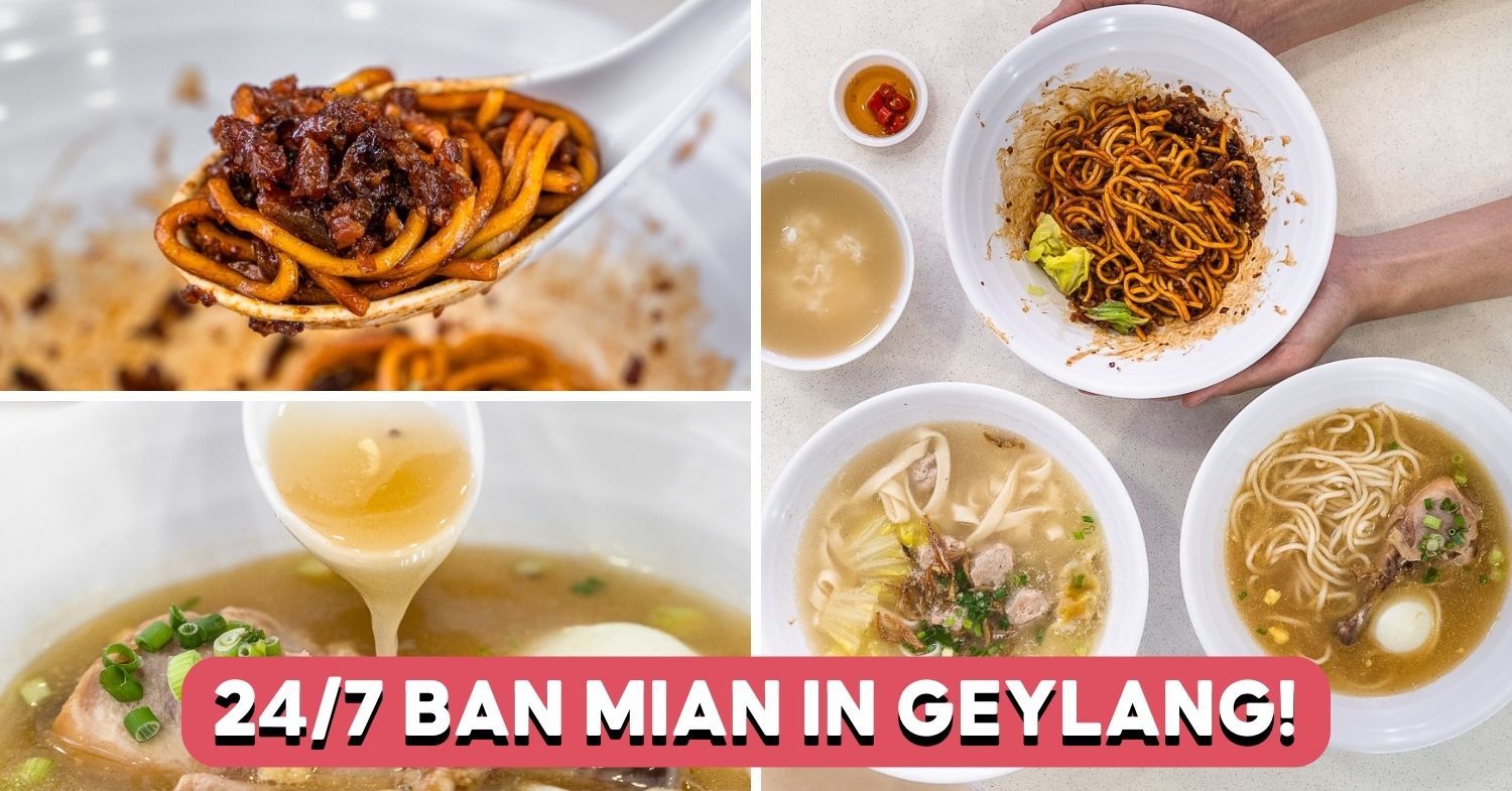 Xin Ban Mian Review 24Hour Eatery With Bak Kwa Noodles And Collagen