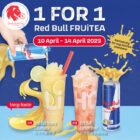 LiHO- 1 FOR 1 Red Bull FRUiTEA - Singapore Promo