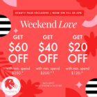 Sephora - UP TO $60 OFF Weekend Frenzy Sale - Singapore Promo