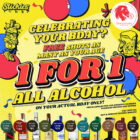 Stickies Bar - 1-FOR-1 Alcoholic Drinks -Singapore Promo