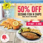 The Manhattan FISH MARKET - 50% OFF 2nd Fish & Chips - Singapore Promo