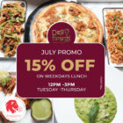 Desi Firangi - 15% OFF Lunchtime Delights - Singapore Promo