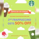 Starbucks - 50% OFF Second Frappuccino - Singapore Promo