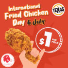 Texas Chicken - $1 Texas Fried Chicken - Singapore Promo