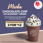 The Coffee Bean & Tea Leaf - 2 for $12 Mocha Chocolate Chip Ice Blended - Singapore Promo