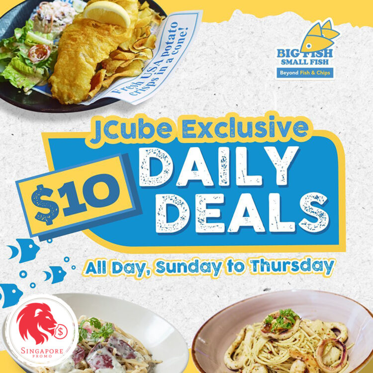 Big Fish Small Fish - $10 Daily Deals - Singapore Promo