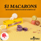Cat & the Fiddle - $1 Macarons - Singapore Promo