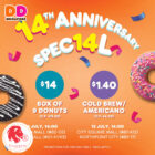 Dunkin' Donuts - 9 Donuts for $14 - Singapore Promo