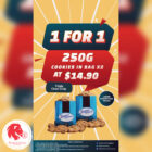 Famous Amos - 1-FOR-1 Cookies in Bag - Singapore Promo