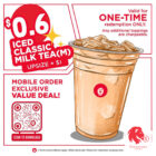 LiHO - $0.60 Iced Classic Milk Tea - Singapore Promo