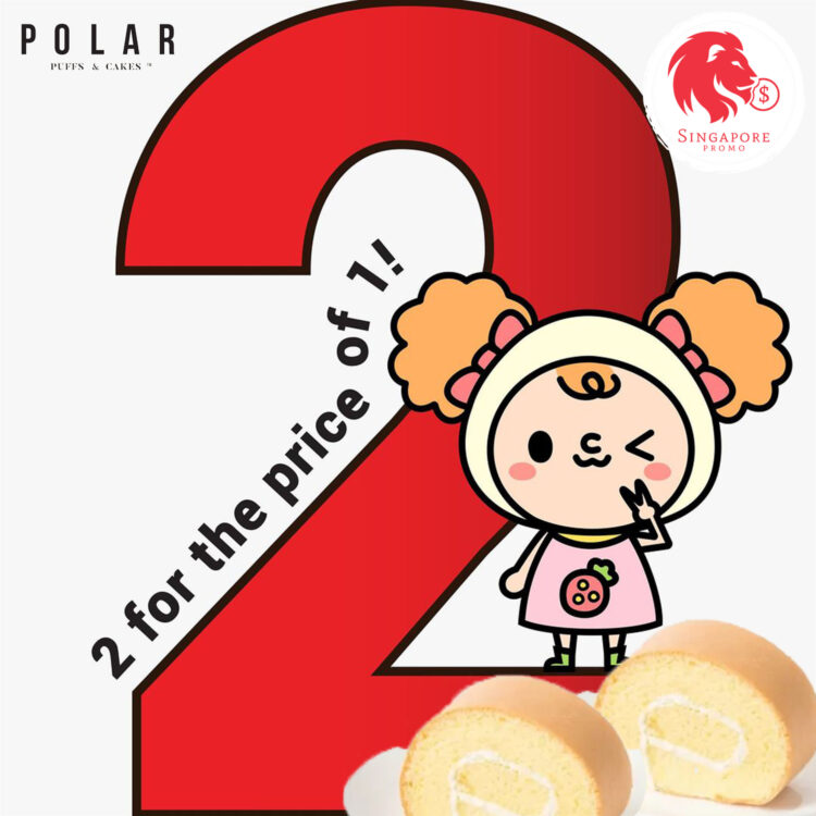 Polar Puffs & Cakes - 1-FOR-1 Sugar Rolls - Singapore Promo