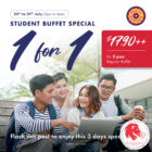 Seoul Garden - 1 for 1 Student Buffet Special - Singapore Promo