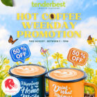 Tenderfresh - 50% OFF All Hot Coffees - Singapore Promo