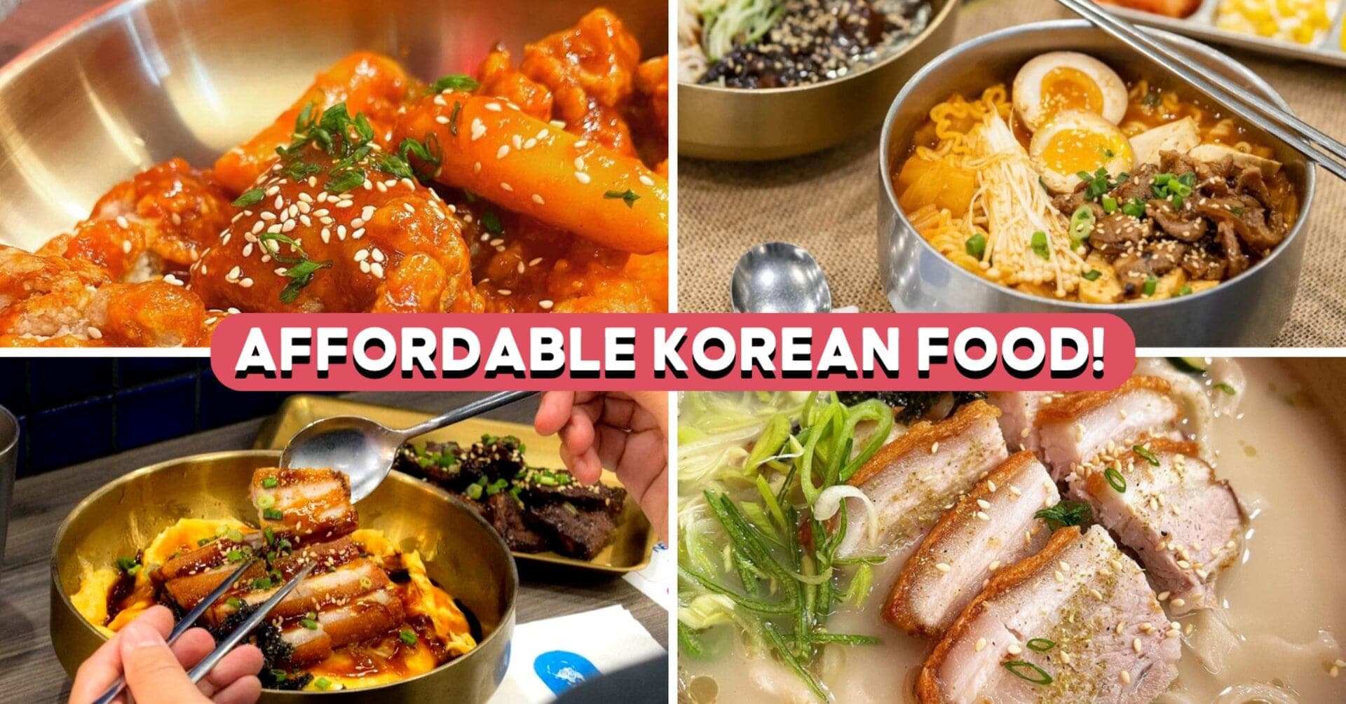 Ajumma’s Popular Korean Restaurant With Pork Belly Scrambled Egg Rice