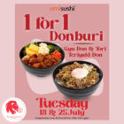 umisushi - 1-FOR-1 Donburi - Singapore Promo