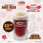 A&W - $2 Root Bear Float - Singapore Promo