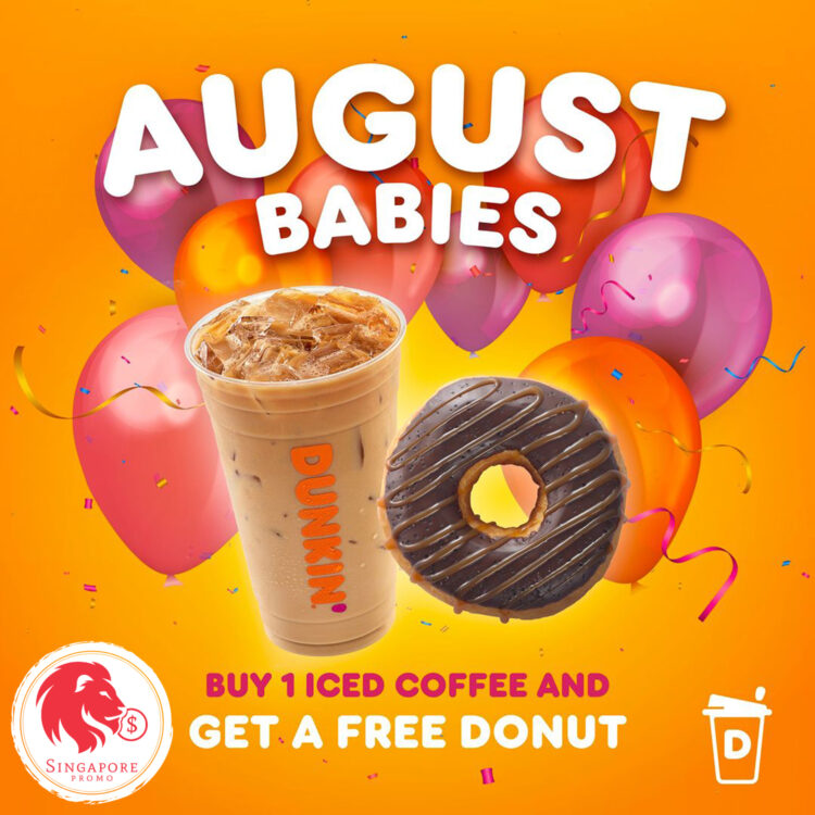 Dunkin' Donuts - FREE Donut - Singapore Promo