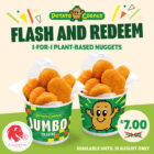 Potato Corner - 1-FOR-1 Plant-Based Nuggets - Singapore Promo