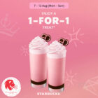 Starbucks - 1-FOR-1 BLACKPINK Strawberry Choco Cream Frappuccino - Singapore Promo