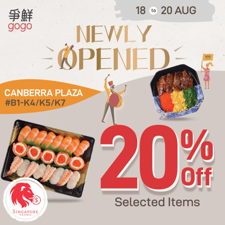 Sushi Express - 20% OFF Opening Promo - Singapore Promo