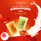 Tuk Tuk Cha - $0.58 Thai Milk Tea - Singapore Promo