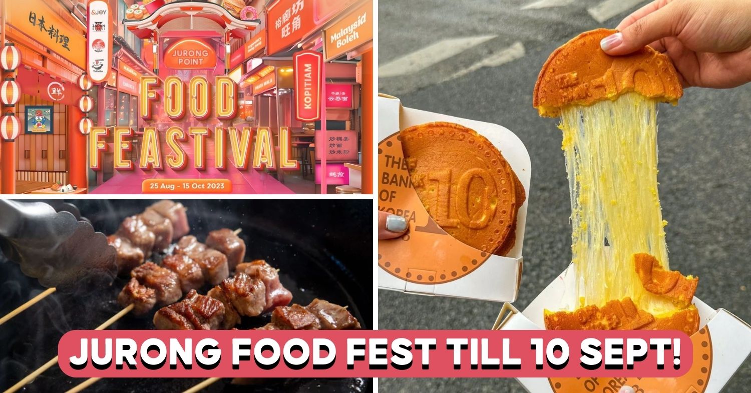 Jurong Point Has A Street Food Fest With Famous Cinnamon Rolls, Korean