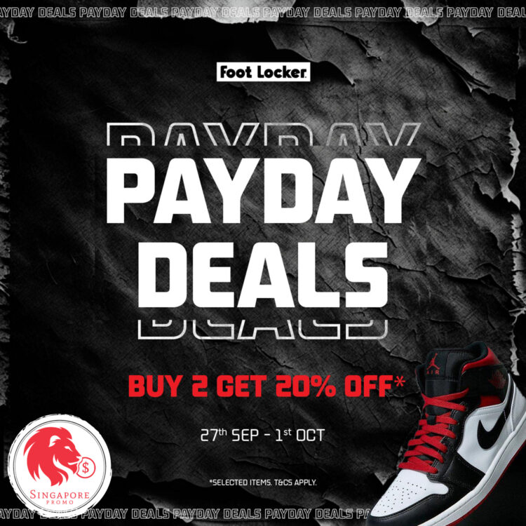 Foot Locker - 20% OFF Foot Locker - Singapore Promo