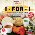 Prata Wala - 1-FOR-1 Tandoori Chicken Biryani - Singapore Promo